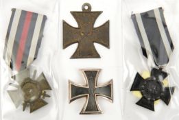 A WWI Iron Cross 1st Class, engraved on reverse: “19.4.17 Reinsch Oberleutnant U Adjutant LDST. 3R