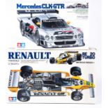 6 unmade plastic racing car kits. 5x 1:12 – Matra MS11, Brabham Martini BT44 B, Ferrari 312T,