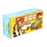 A useful empty box for a Corgi Toys ‘The Avengers’ Gift Set 40. The outer box only, complete with