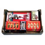 A quantity of various makes. A 1960’s Matchbox small carry case to contain 24 vehicles. Includes