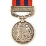 I.G.S. 1854 1 clasp Samana 1891, (192(3, Colour) Serjt G Simpson, 2nd Bn Manchester Regt), NVF,