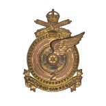 A WWII brass cap badge of the Canadian Armoured Car Regt. GC Plate 5 Part I of the Collection of the