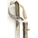 A Household Cavalry trooper’s sword, blade 34” marked “L46” and “6 47” (1947) and other issue