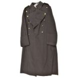 A good post 1953 Coldstream Guards officer’s greatcoat, anodised regimental buttons. GC