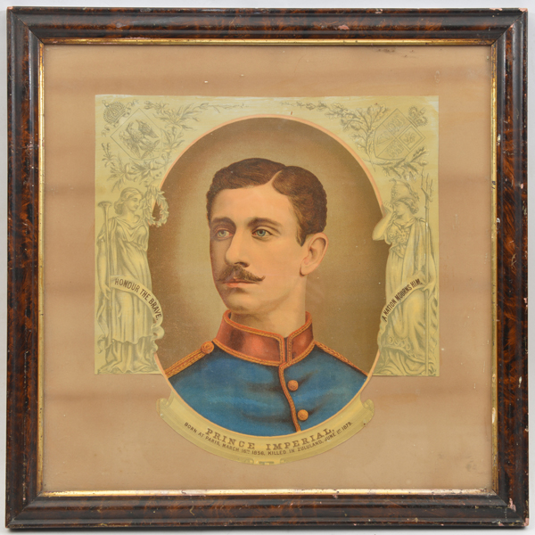 A Vic coloured print of Sir George White, 27” x 23”, contemporary framed and glazed; a coloured