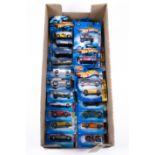 25 Carded HotWheels. Stars Ferrari 333SP 133/156. Hot 100 Cadillac V-16 57/100. Ford GTX-1 2007 17/