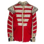 A good Coldstream Guards drummer’s tunic, brass regimental buttons, full drummer’s lace and wing