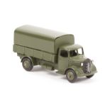A scarce Dinky Toys American Export Issue Austin Covered Wagon (25WM/30SM). In Military olive