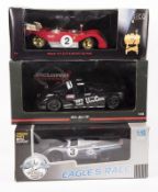 3 Le Mans sports racing cars. A Pauls Model Art McLaren F1 GTR, Ueno Clinic RN59. A Eagle’s Race