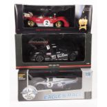 3 Le Mans sports racing cars. A Pauls Model Art McLaren F1 GTR, Ueno Clinic RN59. A Eagle’s Race