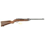 A .177” British Diana Model 25 break action air rifle, number 360238. GWO & near VGC (the
