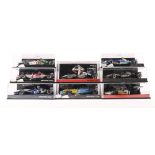 8 Paul’s Model Art/Minichamps Formula One cars. McLaren Mercedes MP4-17D, RN6, K. Raikkonen.