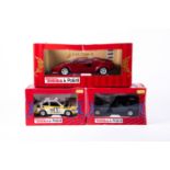 10x 1:25 and 1:16 scale cars by Tonka Polistil and Bburago. 8x 1:25 scale Polistil cars; Aston