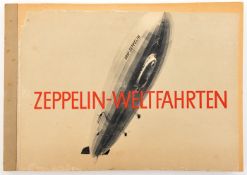 A scarce Third Reich album of Zeppelin photographs, “Zeppelin Welt Fahrten” published 1932, 265