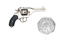 A well engineered non working miniature model of a Webley Mark III service pattern revolver, 2¼”