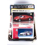 10 unmade racing car kits.2x Gunze Sangyo 1:24 Triumph TR7 Rally and a Porsche 935 Turbo. Tamiya 1: