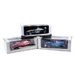 3 Pauls Model Art (Minichamps) 1:18 scale F1 racing cars. 2x HHF (Heinz Harald Frentzen); Williams