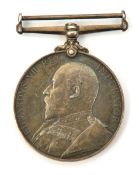 Vol Force LS medal, Ed VII issue (2835 Cpl A Chittenden 1-VB R.W. Kent Regt) NVF