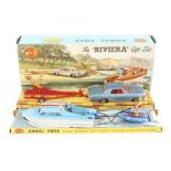 A scarce Corgi Toys ‘The Riviera’ Gift Set No.31 Comprising a Buick Riviera in metallic light blue