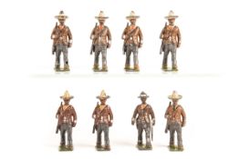 Britains Mexican Infantry ‘Los Rurales de la Federacion (Mexico Pride) from set No.186. A rare set