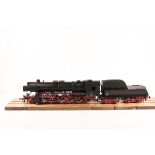 A Gauge One Deutsche Reichsbahn Class BR52 2-10-0 tender locomotive, 52 2869, by Kiss Modelbahnen (