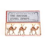 Britains ‘Types of the Indian Army. The Bikanir Camel Corps No.123. c. 1919 to 1941 (Orange tackle