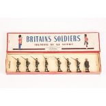 A rare set of Britains Regiment Louw Wepner No.1900. Only produced from 1948-1949. 8 figures,