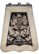 A Victorian officer’s full dress embroidered sabretache of the Second Hants Volunteer Artillery,