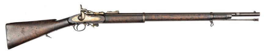 A .577” Snider Mark III 2 band rifle, 48½” overall, barrel 30½” with ordnance proofs and inspector’s