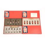 3 Tradition ‘Soldiers For Collectors’ sets. Set 61 Beefeaters Yeoman Warders – 6 figures -Officer