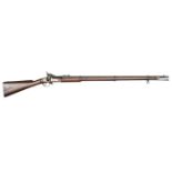 A .577” Volunteer 3 band Mark III Snider rifle, by LAC, 55” overall, barrel 36”, the breech with