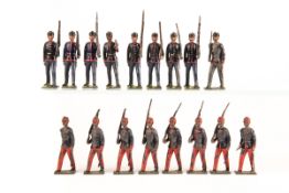 Britains Austro-Hungarian Infantry of the Line and Foot Guards slope arms. From sets No.177 & 178. 8