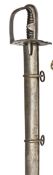 A good 1796 pattern heavy cavalry trooper’s sword, broad, straight shallow fullered blade 35”,