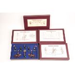 4 Britains Ltd. limited edition sets of metal soldiers. 9th/12th Royal Lancers (5392). The Royal