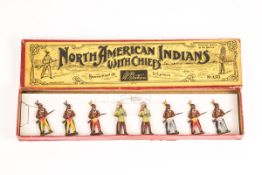 A Britains Set of North American Indians with Chiefs set No.150. c.1925-1941. Comprising 2 Chiefs
