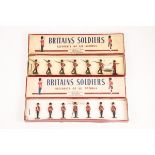 2 Britains Sets. The Royal Welch Fusiliers – with Officer and Goat Mascot set No.74. Empty handed