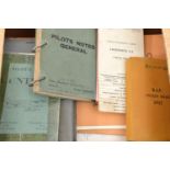 A small quantity of Pilot’s Notes etc, including “Pilot’s Notes General” c 1950; Pilot’s Notes for