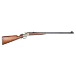 A good .25” WCF Winchester Model 1885 single shot falling block Volunteer rifle, 43½” overall, blued