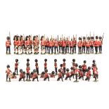 A good quantity of Britains soldiers. Coldstream Guards from set No.90 – Standing, kneeling and