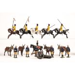 Britains soldiers. Skinners Horse 1st Duke of York’s Own Cavalry from set No.47. c.1950’s 4 Sowers