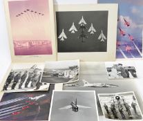 A quantity of photographs and ephemera relating to Tim Nelson and the Red Arrows c 1966-69,