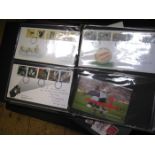 A quantity of First Day covers, in 4 leatherette loose leaf ring binders with title “Royal Mail