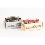 2 Brooklin Models. 1958 Pontiac Bonneville (BRK25X) Pacific Coast Toy Show 1990. Plus a 1957