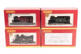 4 Hornby Railways tank locomotives. Midland 0-4-0T 'Hornby Collector Club 2011', R.3069. B.R. 0-4-