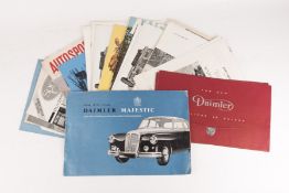 A small quantity of 1960s/70s car brochures, leaflets and paperwork relating to Rolls Royce,