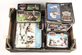 4 Star Wars items. A Palitoy Rebel Armoured Snowspeeder Vehicle (Return of the Jedi French release),