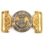 †A post 1881 officer’s gilt and silver plated WBC of The D of Cornwall’s Light Infantry,