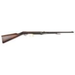 A scarce .177” BSA “Improved Model B” underlever air rifle, number 16622 (1908), 42½” overall, the