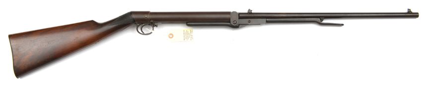 A scarce .177” BSA “Improved Model B” underlever air rifle, number 16622 (1908), 42½” overall, the