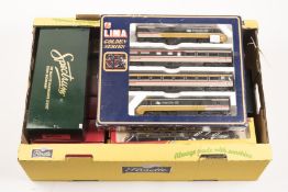 A small quantity of OO gauge and narrow gauge railway by Hornby, Lima, Bachmann, etc. A Lima BR